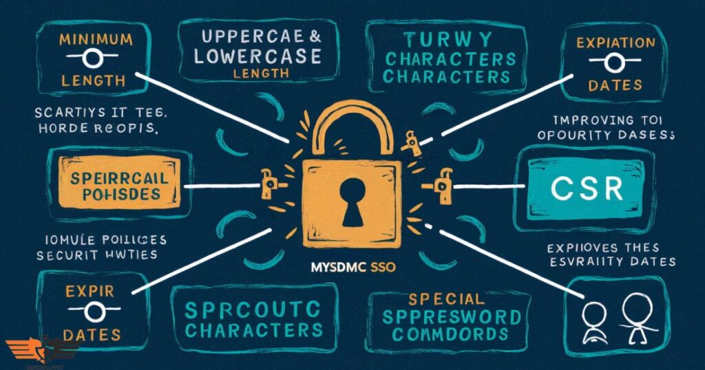 How does MySDMC SSO impact password policies?