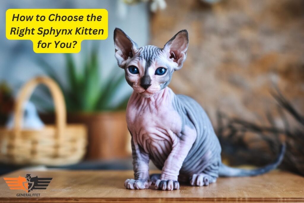 How to Choose the Right Sphynx Kitten for You?