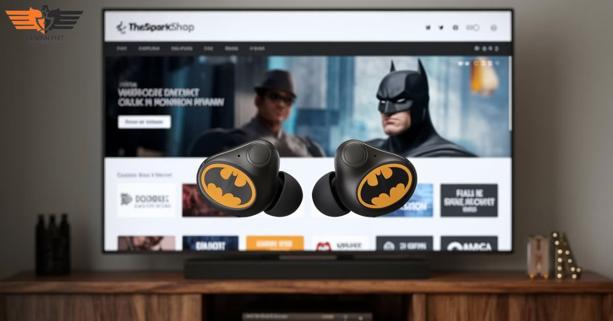 RS 125 Batman-Style Wireless BT Earbuds Only on TheSparkShop.in