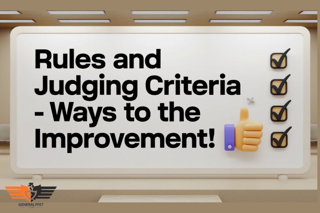 Rules and Judging Criteria – Ways to the improvement!